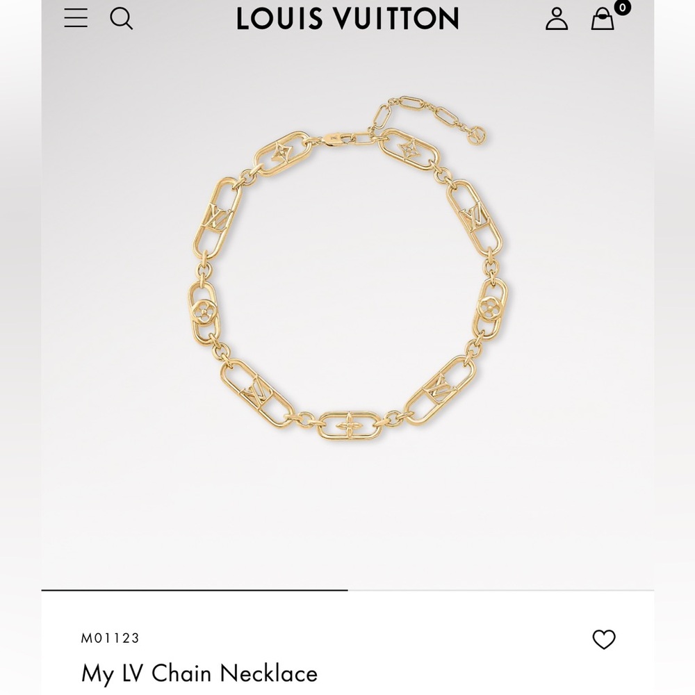 💯Authentic My Louis Vuitton Chain necklace